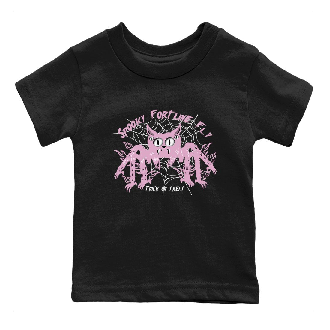 4s Retro Orchid shirts to match jordans Spooky Fortune Fly sneaker match tees Air Jordan 4 WMNS Orchid match shoes to clothes SNRT Sneaker Tees Youth Baby Black 2 tee