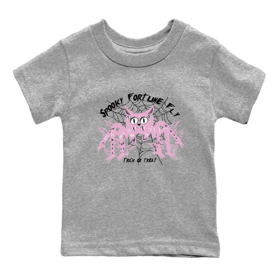 4s Retro Orchid shirts to match jordans Spooky Fortune Fly sneaker match tees Air Jordan 4 WMNS Orchid match shoes to clothes SNRT Sneaker Tees Youth Baby Heather Grey 2 tee