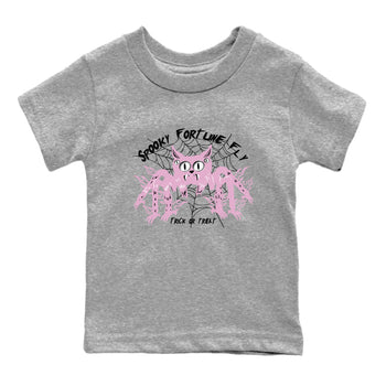 4s Retro Orchid shirts to match jordans Spooky Fortune Fly sneaker match tees Air Jordan 4 WMNS Orchid match shoes to clothes SNRT Sneaker Tees Youth Baby Heather Grey 2 tee