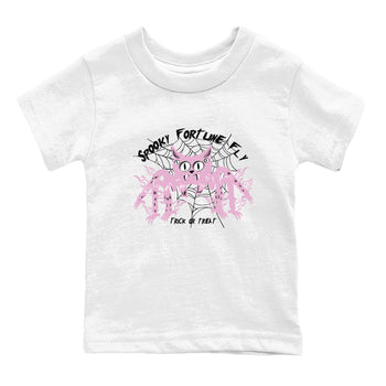 4s Retro Orchid shirts to match jordans Spooky Fortune Fly sneaker match tees Air Jordan 4 WMNS Orchid match shoes to clothes SNRT Sneaker Tees Youth Baby White 2 tee