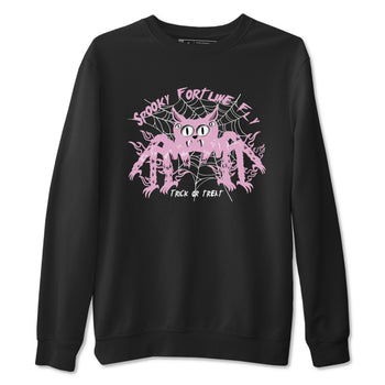 4s Retro Orchid shirts to match jordans Spooky Fortune Fly sneaker match tees Air Jordan 4 WMNS Orchid match shoes to clothes SNRT Sneaker Tees unisex cotton Black 2 shirts