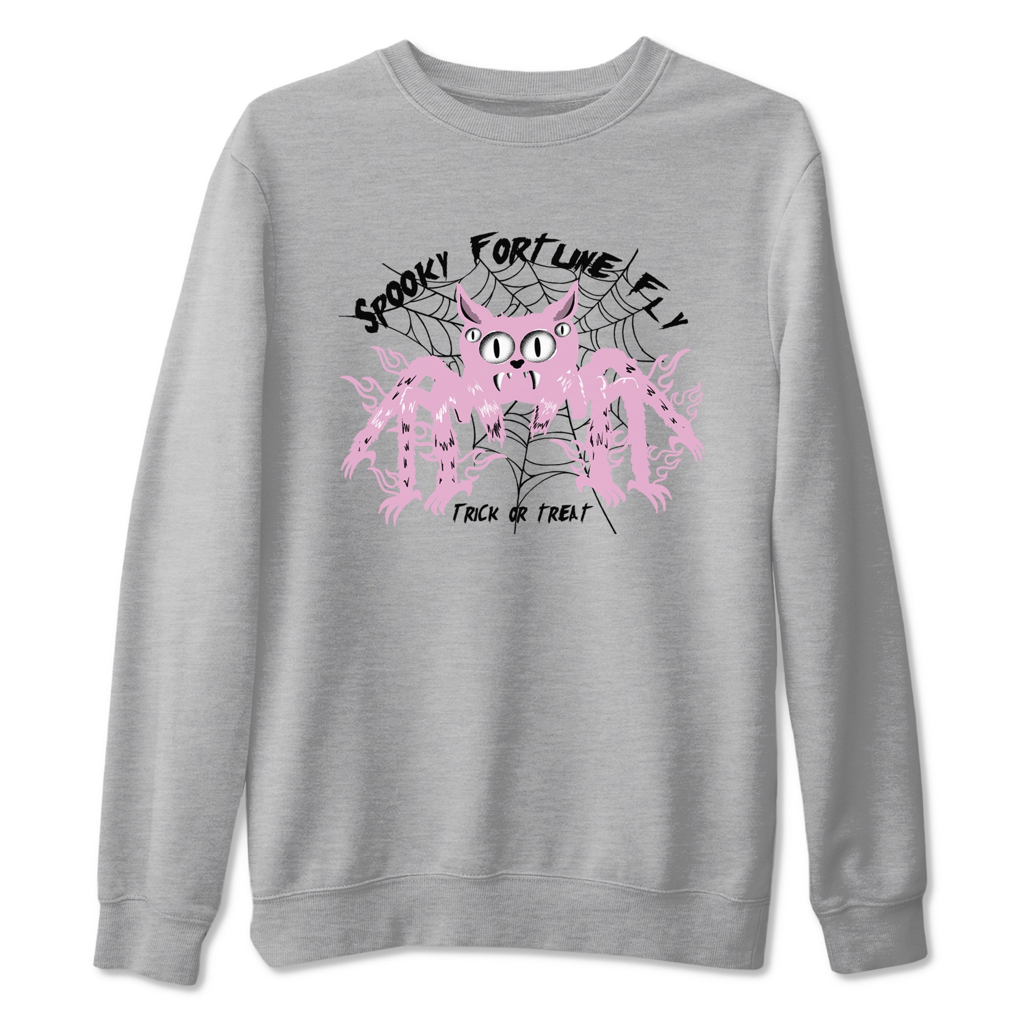 4s Retro Orchid shirts to match jordans Spooky Fortune Fly sneaker match tees Air Jordan 4 WMNS Orchid match shoes to clothes SNRT Sneaker Tees unisex cotton Heather Grey 2 shirts