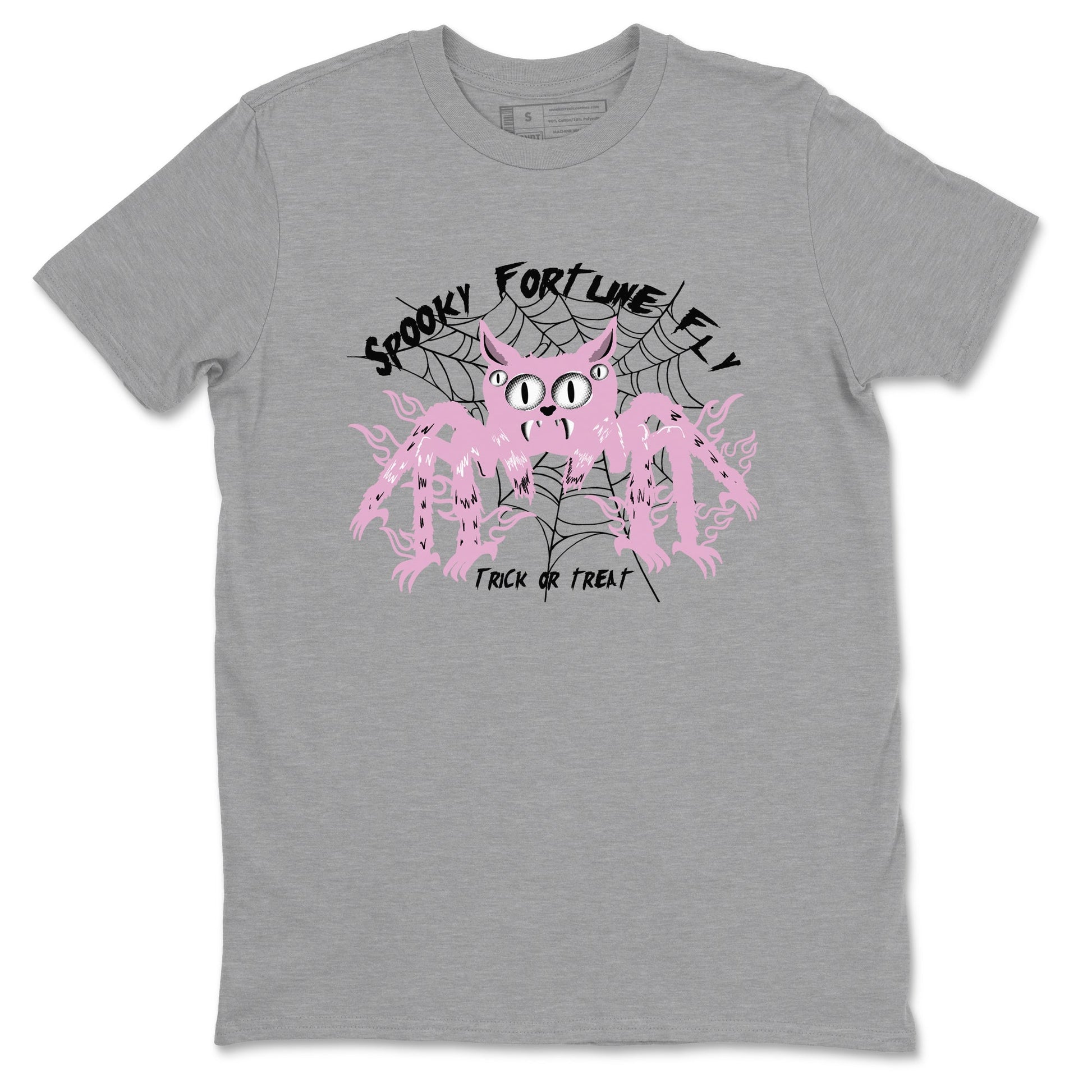 4s Retro Orchid shirts to match jordans Spooky Fortune Fly sneaker match tees Air Jordan 4 WMNS Orchid match shoes to clothes SNRT Sneaker Tees unisex cotton Heather Grey 2 shirts