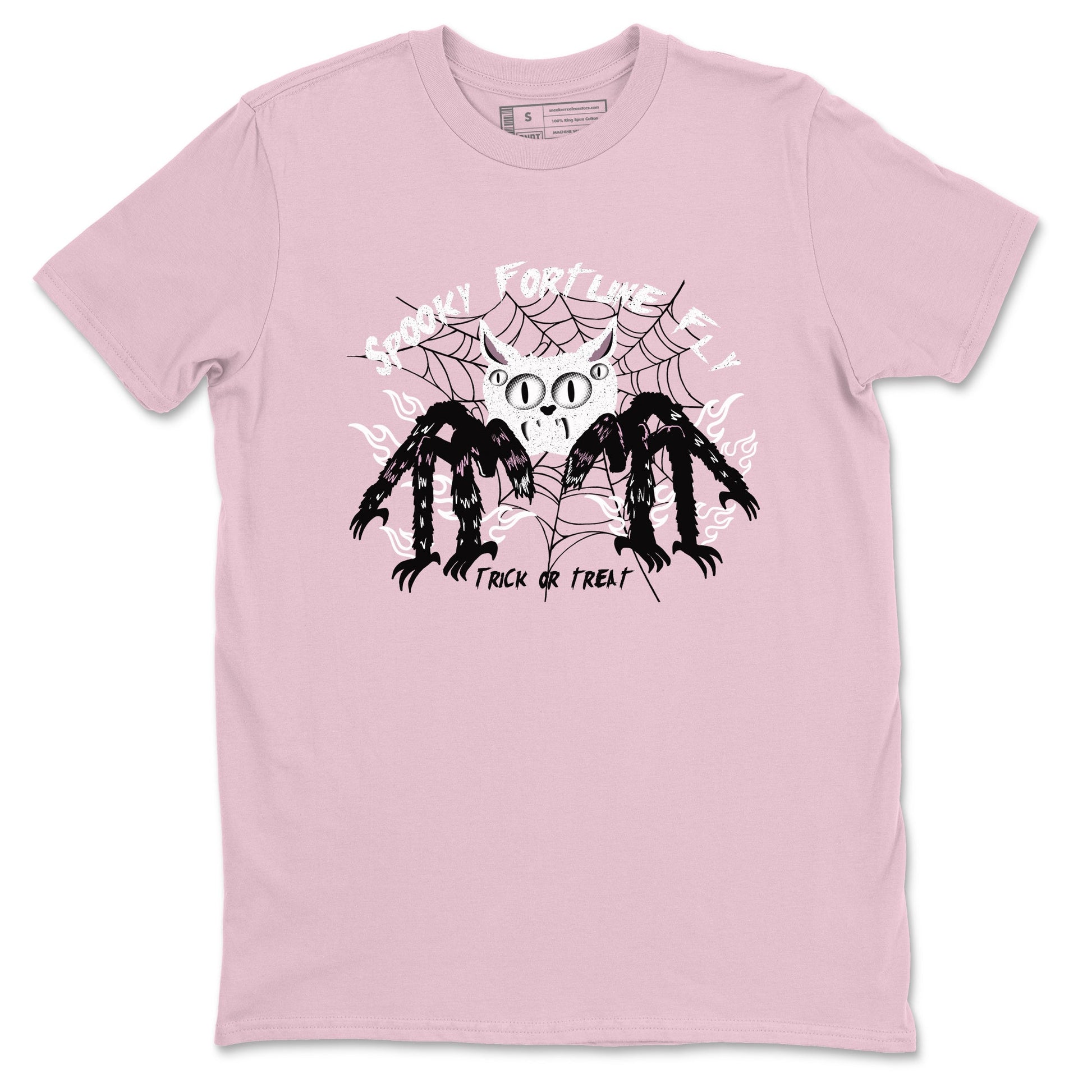 4s Retro Orchid shirts to match jordans Spooky Fortune Fly sneaker match tees Air Jordan 4 WMNS Orchid match shoes to clothes SNRT Sneaker Tees unisex cotton Pink 2 shirts