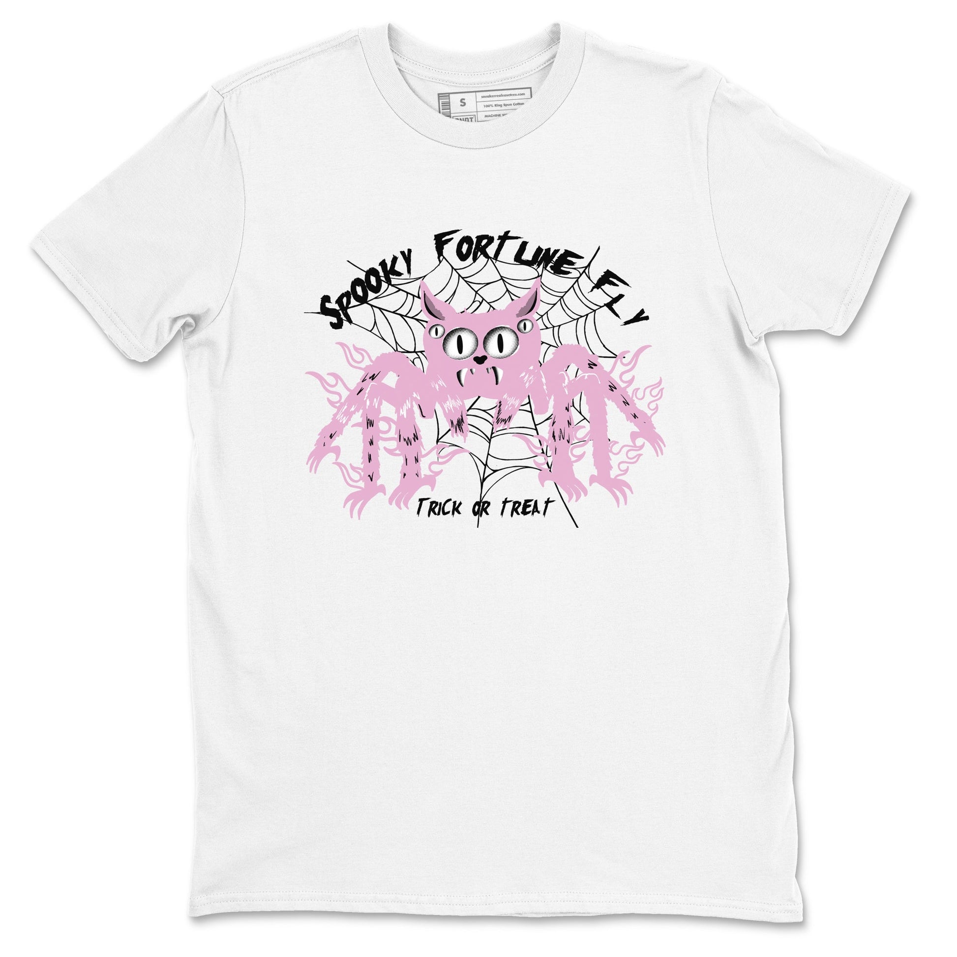 4s Retro Orchid shirts to match jordans Spooky Fortune Fly sneaker match tees Air Jordan 4 WMNS Orchid match shoes to clothes SNRT Sneaker Tees unisex cotton White 2 shirts