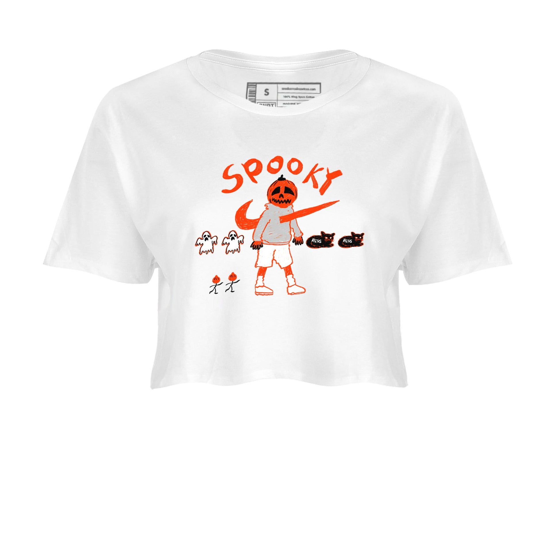 Air Max 1 OG '86 'Summit White and Cosmic Clay shirts to match jordans Spooky Pumpkin sneaker match tees Air Max 1 Cosmic Clay match shoes to clothes SNRT Sneaker Tees unisex cotton White 2 crop tee