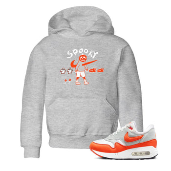 Air Max 1 OG '86 'Summit White and Cosmic Clay shirts to match jordans Spooky Pumpkin sneaker match tees Air Max 1 Cosmic Clay match shoes to clothes SNRT Sneaker Tees Youth Baby Heather Grey 1 tee