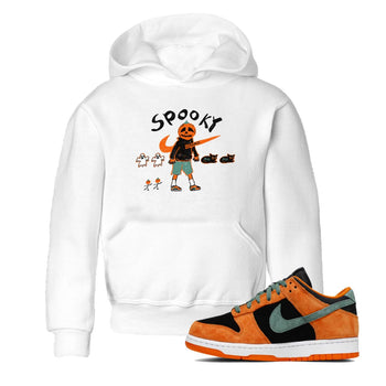 Dunk Low Ceramic shirts to match jordans Spooky Pumpkin unique Halloween sneaker tee Dunk Ceramic match shoes to clothes SNRT Sneaker Tees Youth Baby White 1 tee