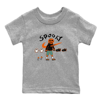 Dunk Low Ceramic shirts to match jordans Spooky Pumpkin unique Halloween sneaker tee Dunk Ceramic match shoes to clothes SNRT Sneaker Tees Youth Baby Heather Grey 2 tee