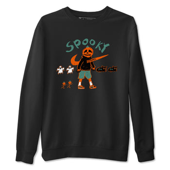 Dunk Low Ceramic shirts to match jordans Spooky Pumpkin unique Halloween sneaker tee Dunk Ceramic match shoes to clothes SNRT Sneaker Tees unisex cotton Black 2 shirts