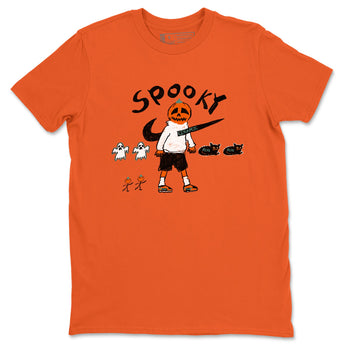Dunk Low Ceramic shirts to match jordans Spooky Pumpkin unique Halloween sneaker tee Dunk Ceramic match shoes to clothes SNRT Sneaker Tees unisex cotton Orange 2 shirts