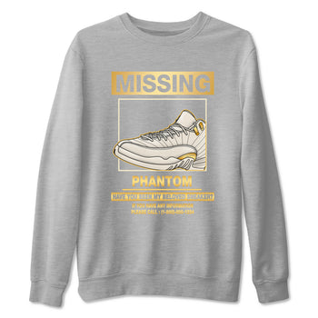 Missing Sneaker SNRT Sneaker Tees - Air Jordan 12 Phantom - SNRT Sneaker T-shirts