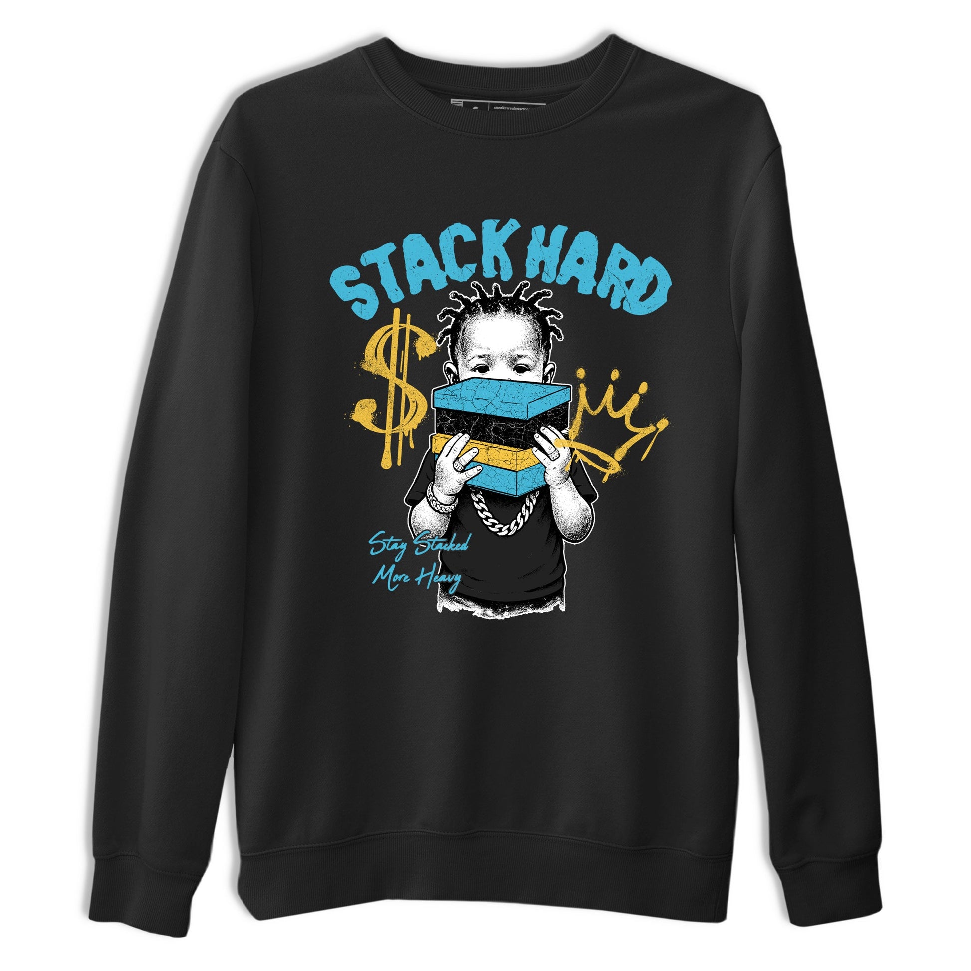 Sneaker match tees – Sneaker Tees To Match Air Jordan 11 Gamma Shoes – Stack Hard Tee Black 2
