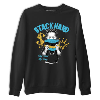 Sneaker match tees – Sneaker Tees To Match Air Jordan 11 Gamma Shoes – Stack Hard Tee Black 2