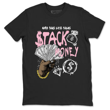 Sneaker match tees – Sneaker Tees To Match Air Jordan 5 35th Anniversary Shoes – Stack Money Tee Black 2