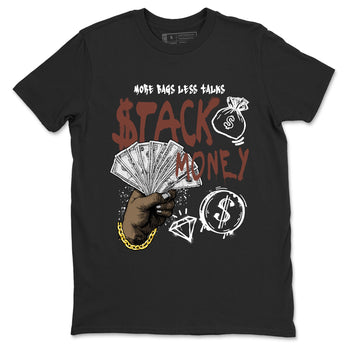 Sneaker match tees – Sneaker Tees To Match Dunk Low Football Shoes – Stack Money Tee Black 2