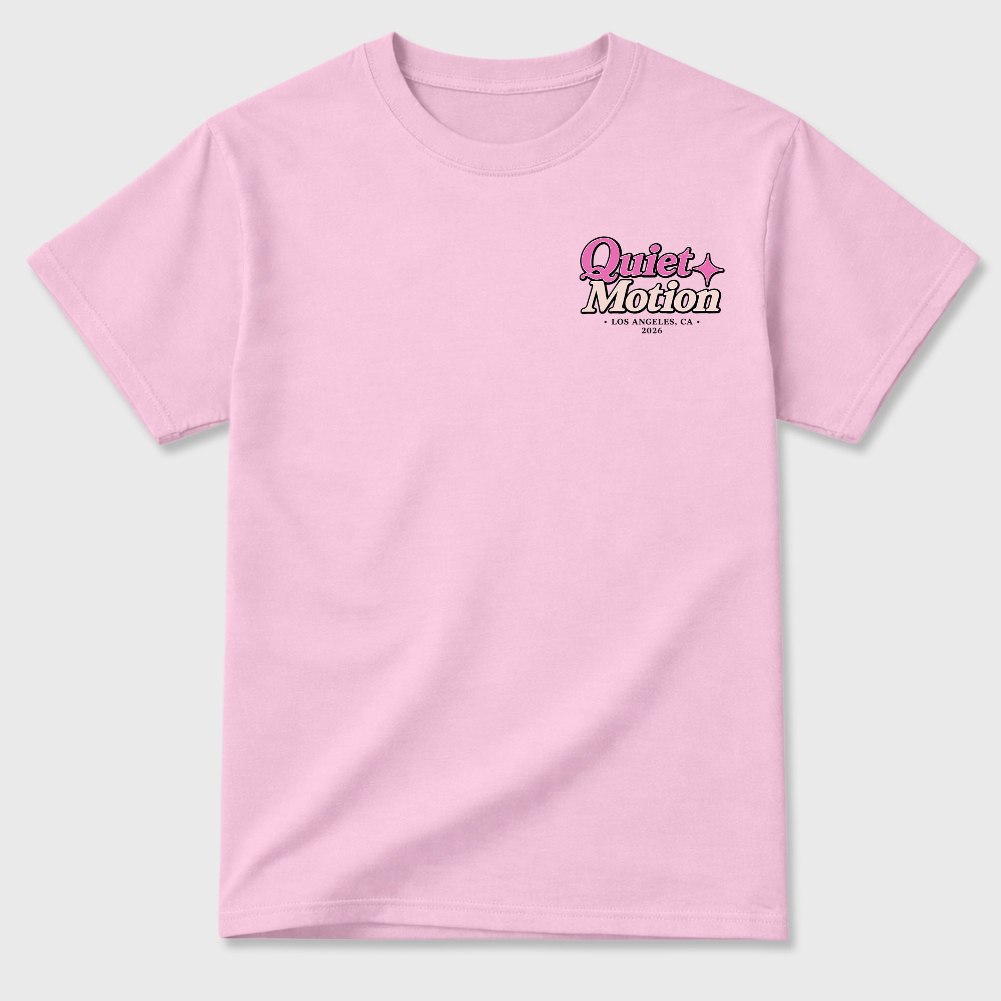 Stack Money Move Silnet Graphic T-Shirt featuring original streetwear artwork designed to complement the layered pink tones of the Air Jordan 6 Playful Pink. Pink Graphic T-Shirt.