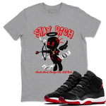 11s Bred Velvet shirts to match jordans Stay Rich sneaker match tees Air Jordan 11 Retro Bred Velvet match shoes to clothes SNRT Sneaker Tees unisex cotton Heather Grey 1 shirts