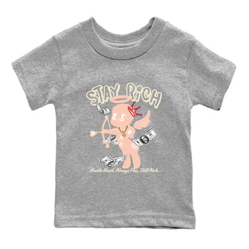 3s Valentines Day shirts to match jordans Stay Rich best t shirts to wear with jordans Air Jordan 3 Valentines Day match shoes to clothes SNRT Sneaker Tees Youth Baby Heather Grey 2 tee