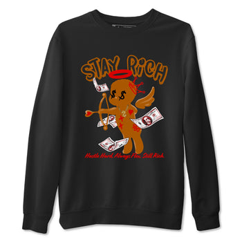 5s Archaeo Brown shirts to match jordans Stay Rich sneaker match tees Air Jordan 5 Archaeo Brown match shoes to clothes SNRT Sneaker Tees unisex cotton Black 2 shirts