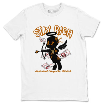 5s Archaeo Brown shirts to match jordans Stay Rich sneaker match tees Air Jordan 5 Archaeo Brown match shoes to clothes SNRT Sneaker Tees unisex cotton White 2 shirts