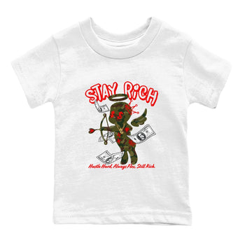 Air Max 90 Duck Camo shirts to match jordans Stay Rich sneaker match tees Air Max 90 Reverse Duck Camo match shoes to clothes SNRT Sneaker Tees Youth Baby White 2 tee