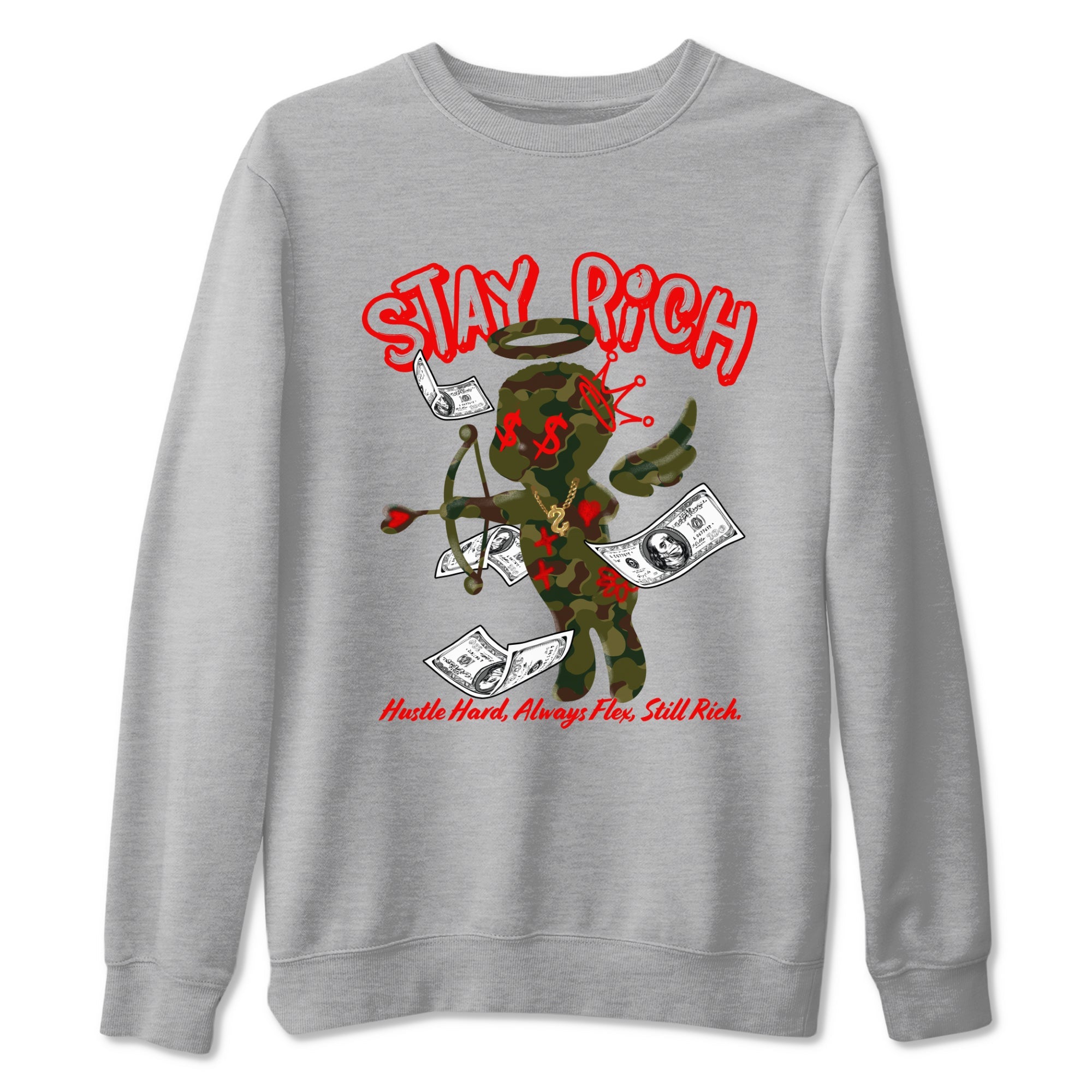 Air Max 90 Duck Camo shirts to match jordans Stay Rich sneaker match tees Air Max 90 Reverse Duck Camo match shoes to clothes SNRT Sneaker Tees unisex cotton Heather Grey 2 shirts