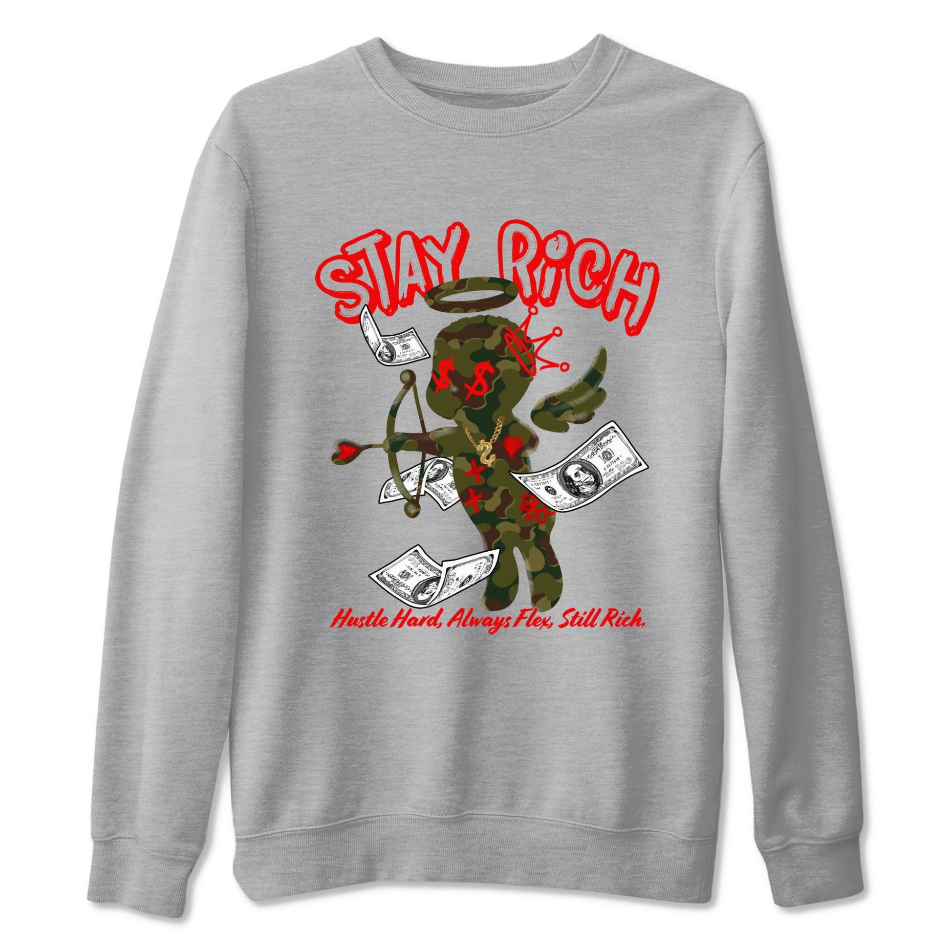 Air Max 90 Duck Camo shirts to match jordans Stay Rich sneaker match tees Air Max 90 Reverse Duck Camo match shoes to clothes SNRT Sneaker Tees unisex cotton Heather Grey 2 shirts