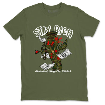 Air Max 90 Duck Camo shirts to match jordans Stay Rich sneaker match tees Air Max 90 Reverse Duck Camo match shoes to clothes SNRT Sneaker Tees unisex cotton Military Green 2 shirts