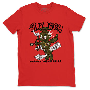 Air Max 90 Duck Camo shirts to match jordans Stay Rich sneaker match tees Air Max 90 Reverse Duck Camo match shoes to clothes SNRT Sneaker Tees unisex cotton Red 2 shirts