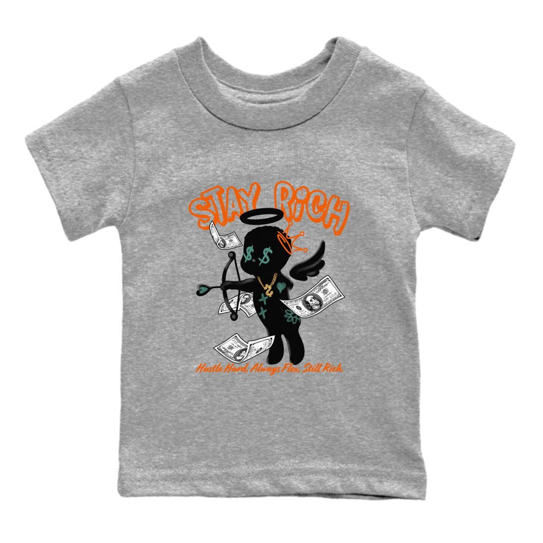 Dunk Low Ceramic shirts to match jordans Stay Rich sneaker match tees Dunk Ceramic match shoes to clothes SNRT Sneaker Tees Youth Baby Heather Grey 2 tee
