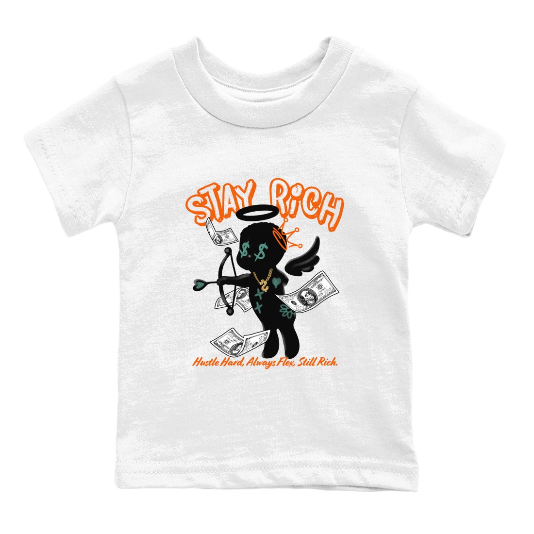 Dunk Low Ceramic shirts to match jordans Stay Rich sneaker match tees Dunk Ceramic match shoes to clothes SNRT Sneaker Tees Youth Baby White 2 tee