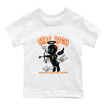 Dunk Low Ceramic shirts to match jordans Stay Rich sneaker match tees Dunk Ceramic match shoes to clothes SNRT Sneaker Tees Youth Baby White 2 tee