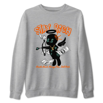 Dunk Low Ceramic shirts to match jordans Stay Rich sneaker match tees Dunk Ceramic match shoes to clothes SNRT Sneaker Tees unisex cotton Heather Grey 2 shirts