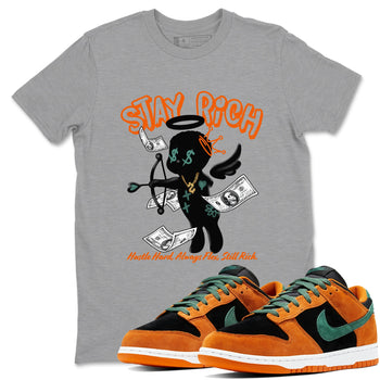 Dunk Low Ceramic shirts to match jordans Stay Rich sneaker match tees Dunk Ceramic match shoes to clothes SNRT Sneaker Tees unisex cotton Heather Grey 1 shirts