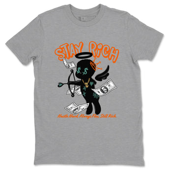 Dunk Low Ceramic shirts to match jordans Stay Rich sneaker match tees Dunk Ceramic match shoes to clothes SNRT Sneaker Tees unisex cotton Heather Grey 2 shirts