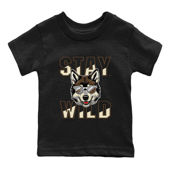1s Mocha shirts to match jordans Stay Wild sneaker match tees Air Jordan 1 Mocha match shoes to clothes SNRT Sneaker Tees Youth Baby Black 2 tee
