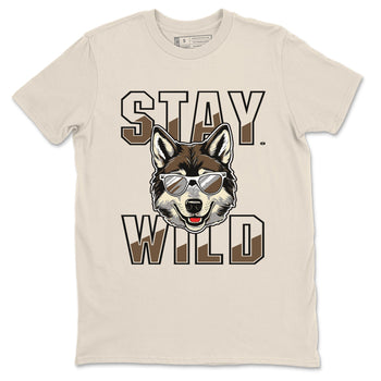1s Mocha shirts to match jordans Stay Wild sneaker match tees Air Jordan 1 Mocha match shoes to clothes SNRT Sneaker Tees unisex cotton Natural 2 shirts