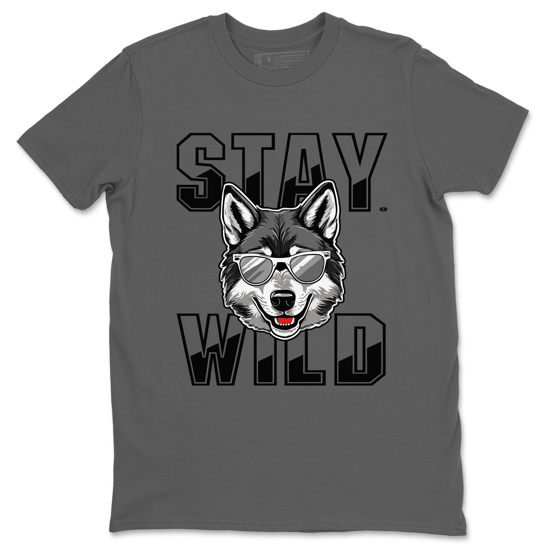 12s Black Wolf Grey shirts to match jordans Stay Wild sneaker match tees 12s Barons match shoes to clothes SNRT Sneaker Tees unisex cotton Cool Grey 2 shirts