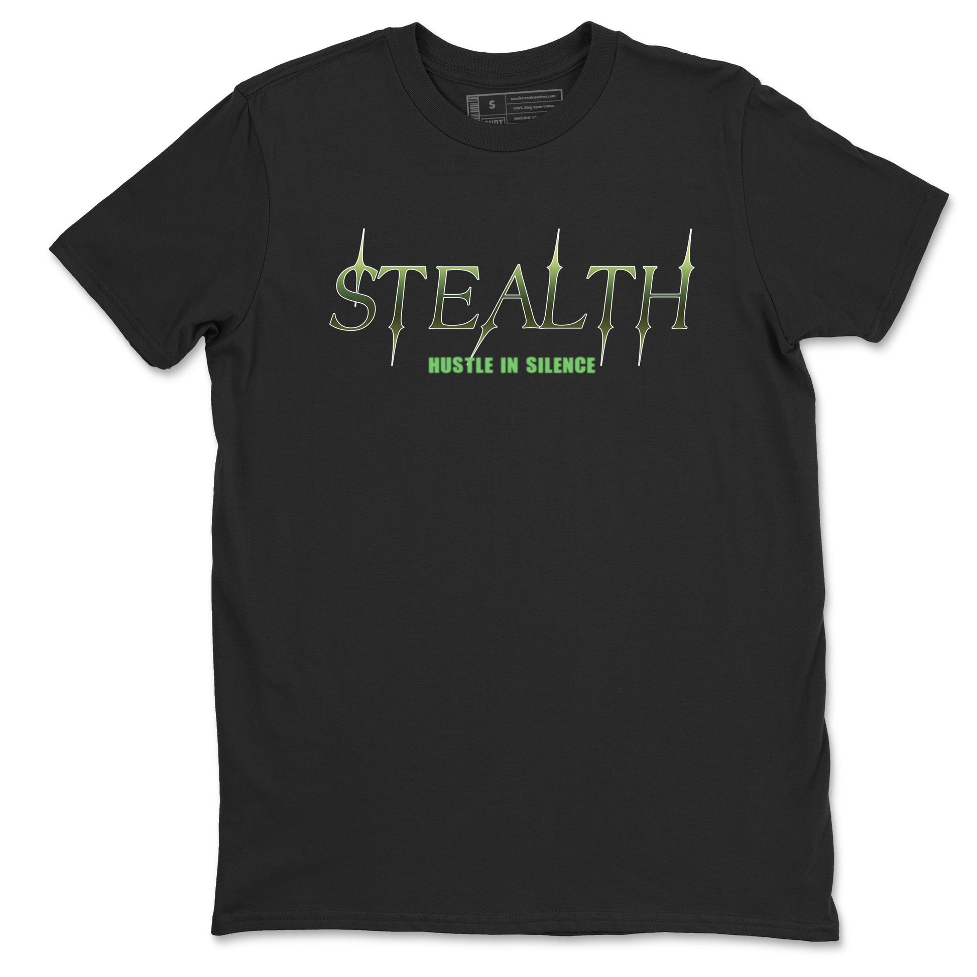 Sneaker match tees – Sneaker Tees To Match Air Foamposite One Pine Green Shoes – Stealth Tee Black 2