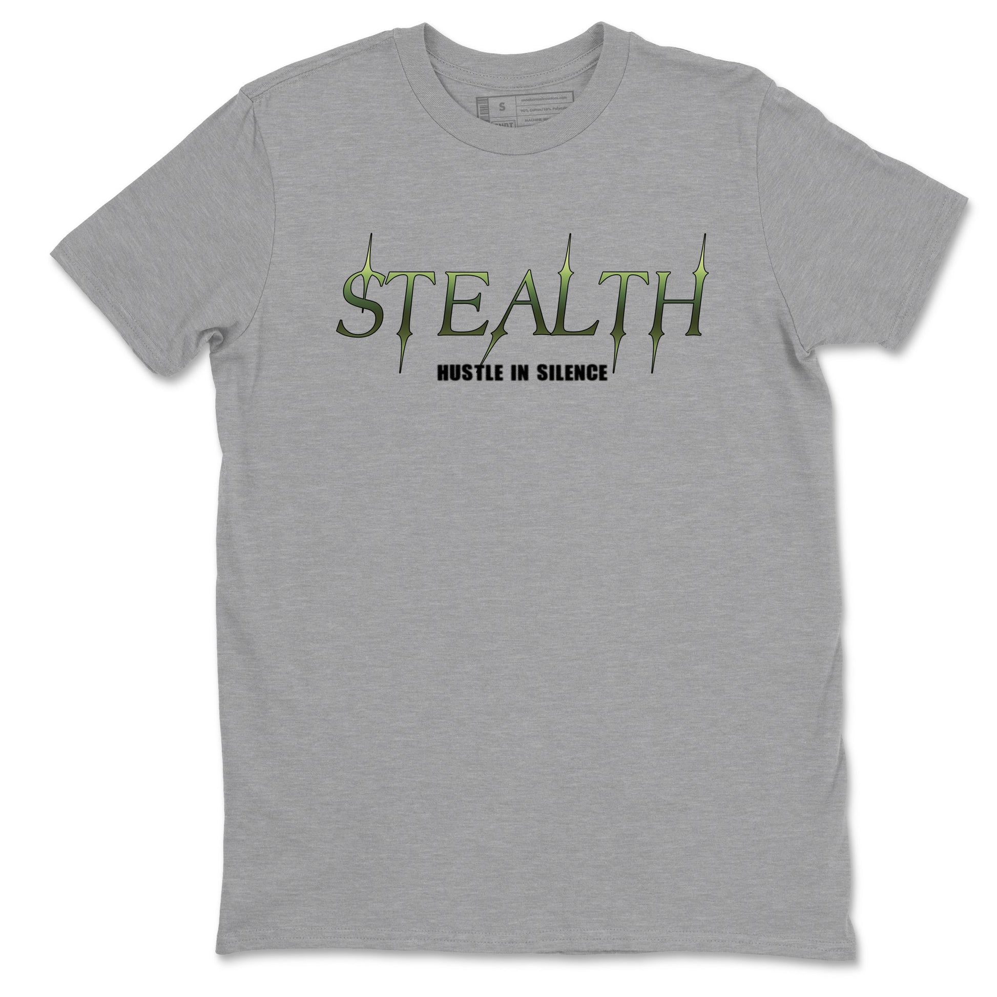 Sneaker match tees – Sneaker Tees To Match Air Foamposite One Pine Green Shoes – Stealth Tee Heather Grey 2