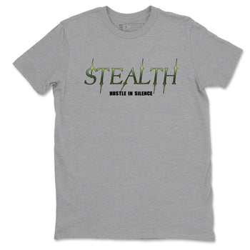 Sneaker match tees – Sneaker Tees To Match Air Foamposite One Pine Green Shoes – Stealth Tee Heather Grey 2