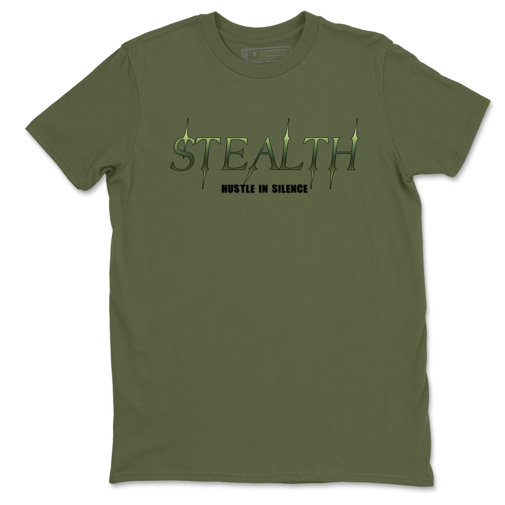 Sneaker match tees – Sneaker Tees To Match Air Foamposite One Pine Green Shoes – Stealth Tee Military Green 2