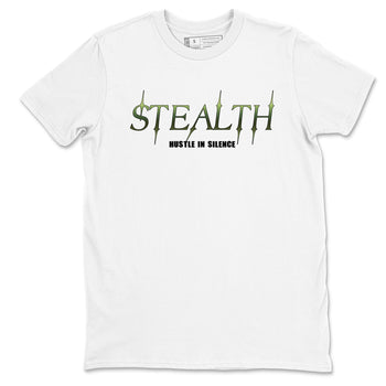 Sneaker match tees – Sneaker Tees To Match Air Foamposite One Pine Green Shoes – Stealth Tee White 2