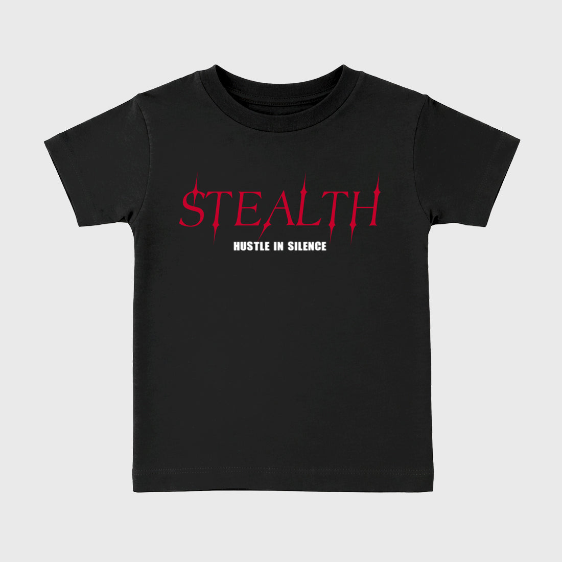 Sneaker match tees – Sneaker Tees To Match Air Jordan 1 Banned Shoes – Stealth Kids T-Shirt Black 2