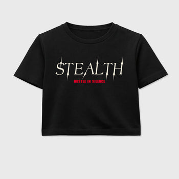Sneaker match tees – Sneaker Tees To Match Air Jordan 1 Flight Club Shoes – Stealth Crop T-Shirt Black 2
