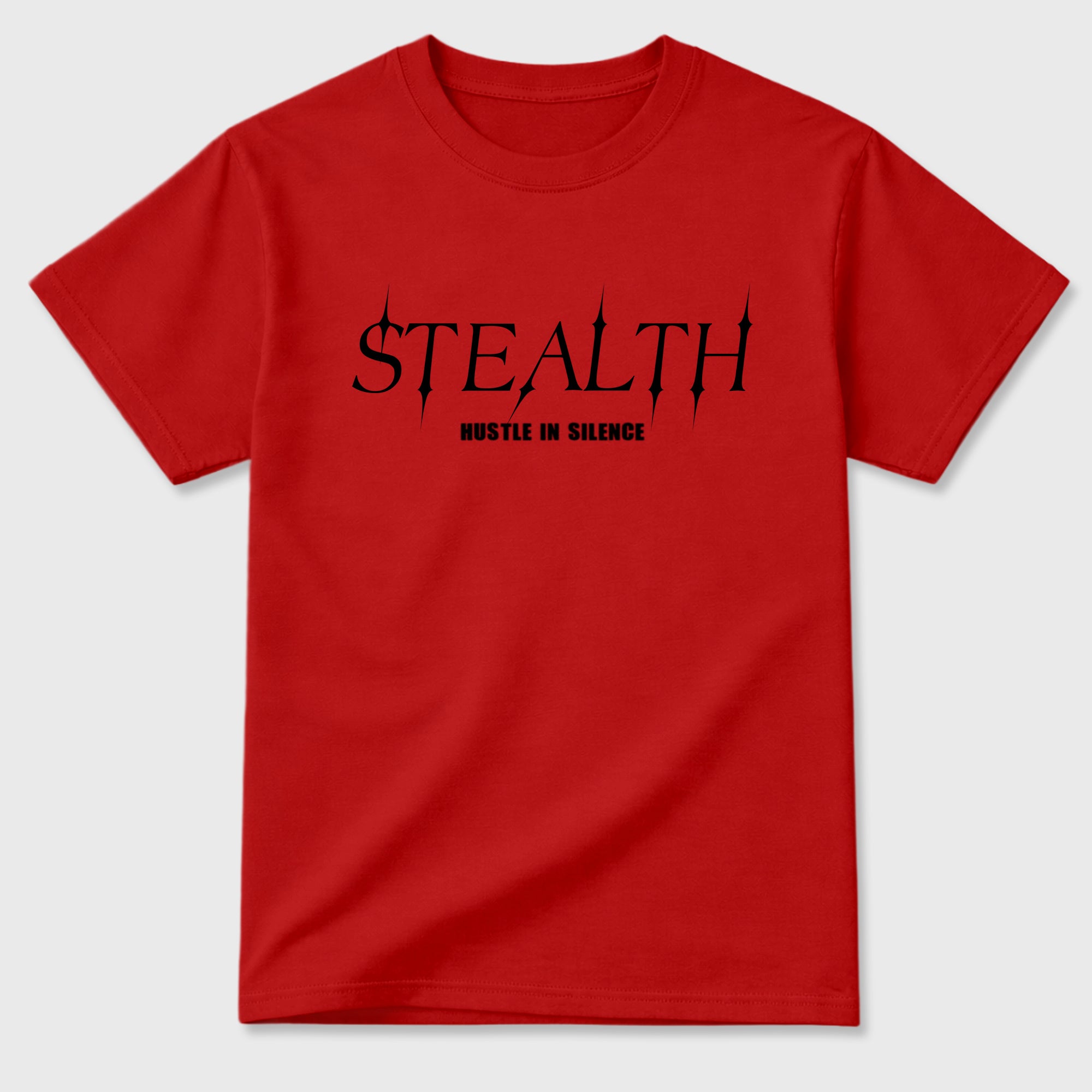 Stealth Graphic T-Shirt sneaker match tee designed for the Air Jordan 12 Bloodline, featuring coordinated color options for a perfect streetwear match. Red 2 shirt.