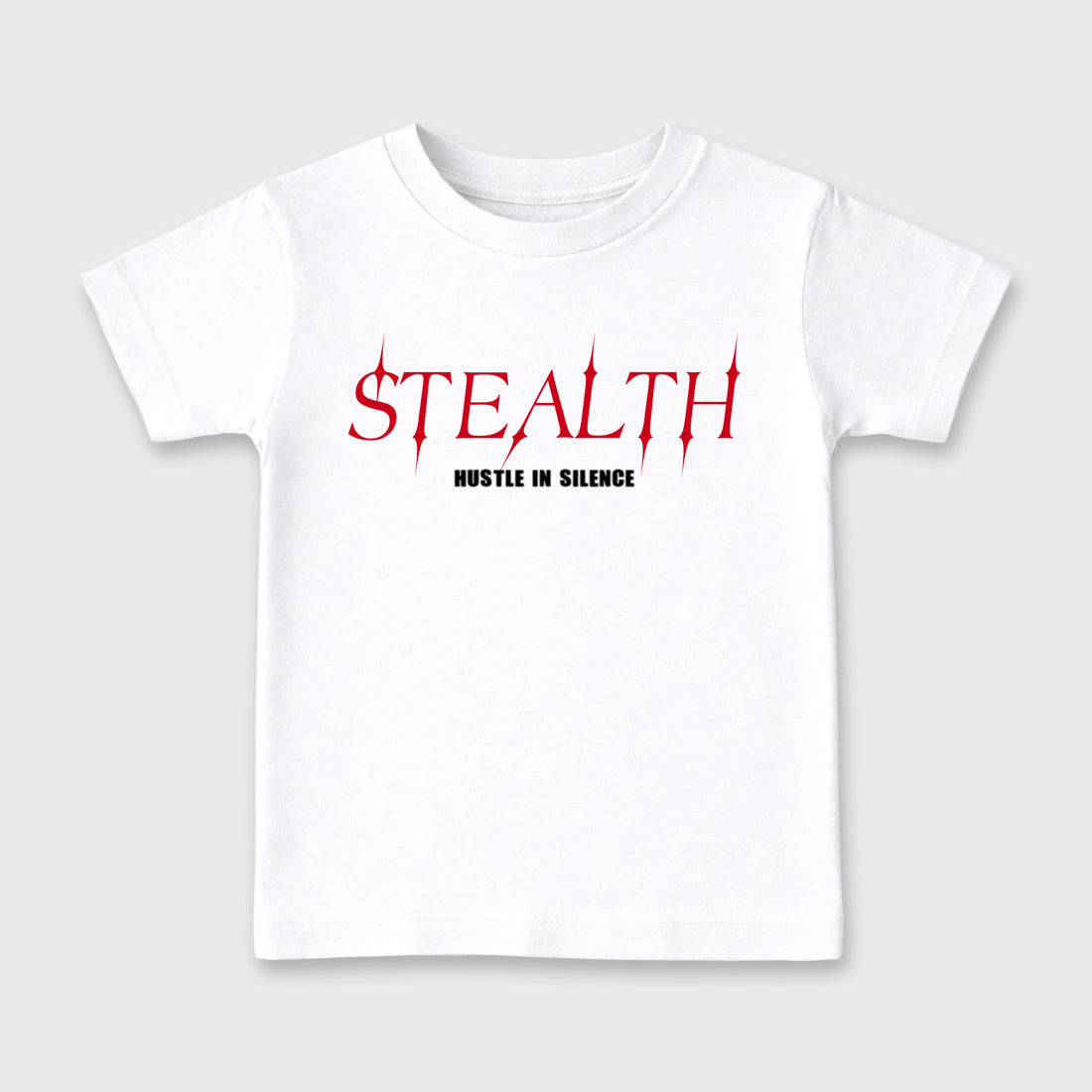 Sneaker match tees – Sneaker Tees To Match Air Jordan 13 University Red Shoes – Stealth Kids T-Shirt White 2
