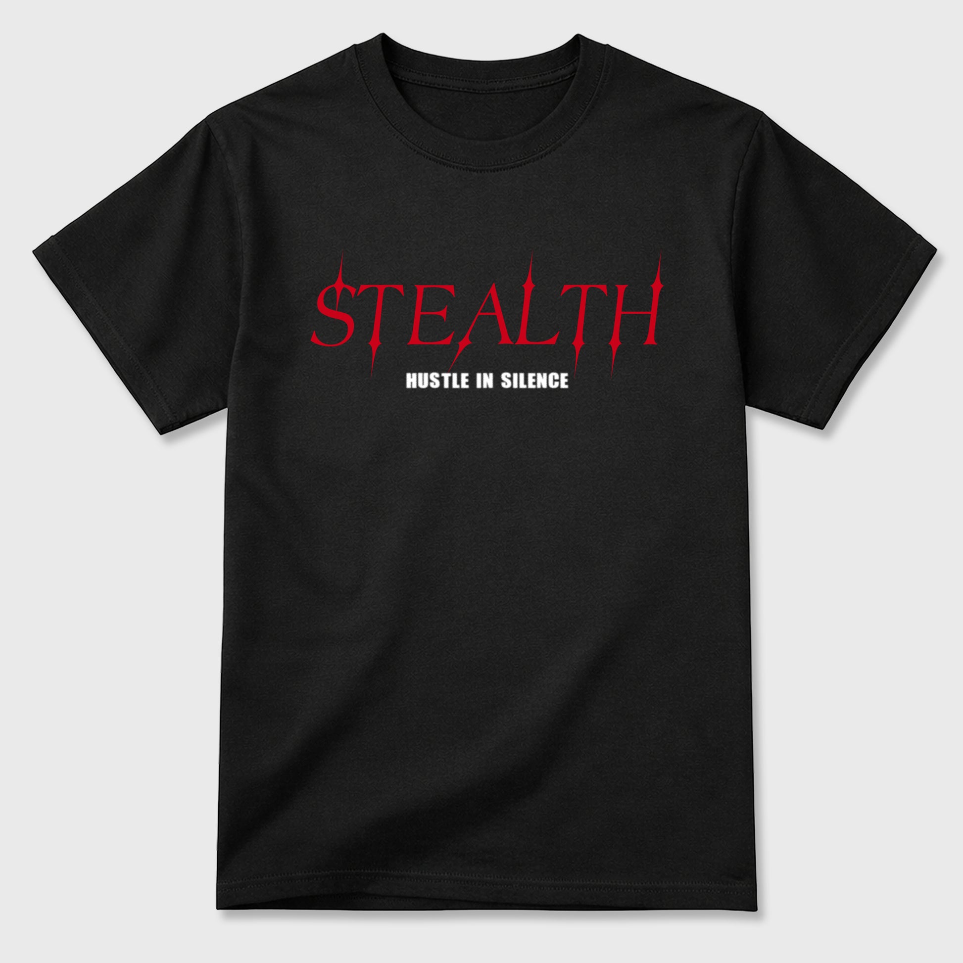 Sneaker match tees – Sneaker Tees To Match Air Jordan 13 University Red Shoes – Stealth Tee Black 2