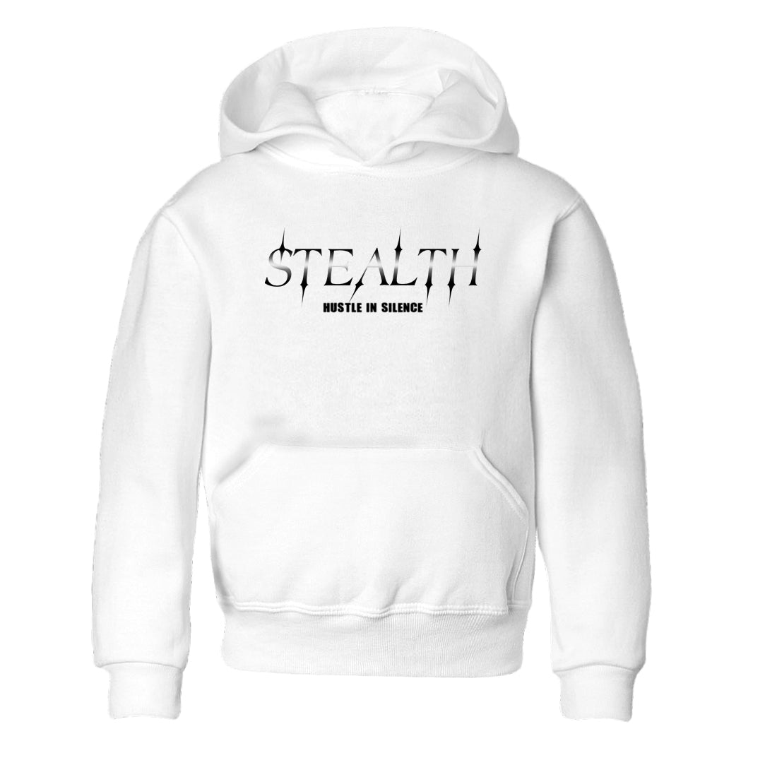 Sneaker match tees – Sneaker Tees To Match Air Jordan 4 Black Cat Shoes – Stealth Kids T-Shirt White 2